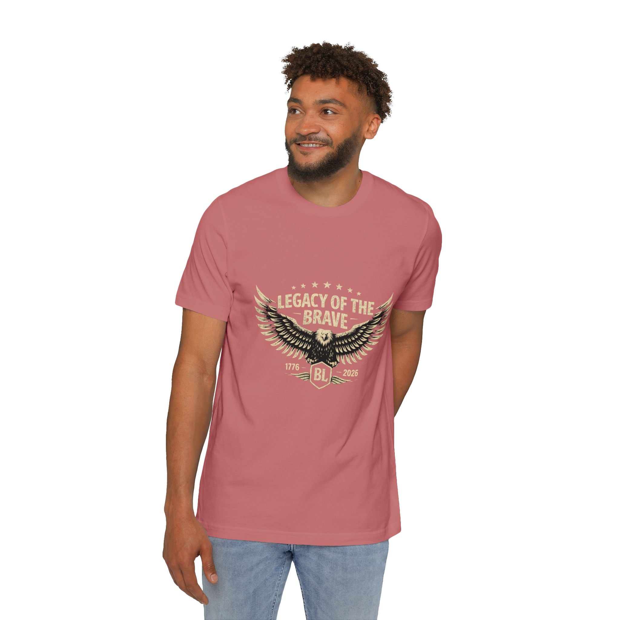 Legacy of the Brave Eagle T-Shirt — Patriotic USA Veteran Tribute
