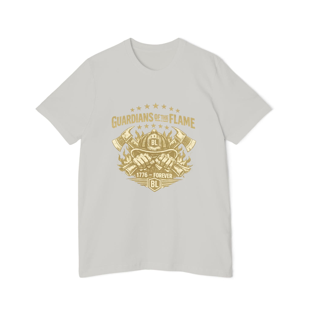 Guardians of the Flame T-Shirt – Patriotic Vintage Firefighter Emblem