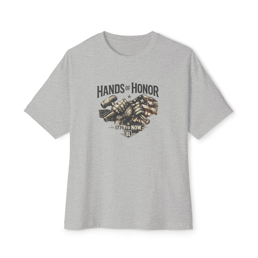 Patriotic Handshake Tee – American Flag Grunge USA Unity T-Shirt