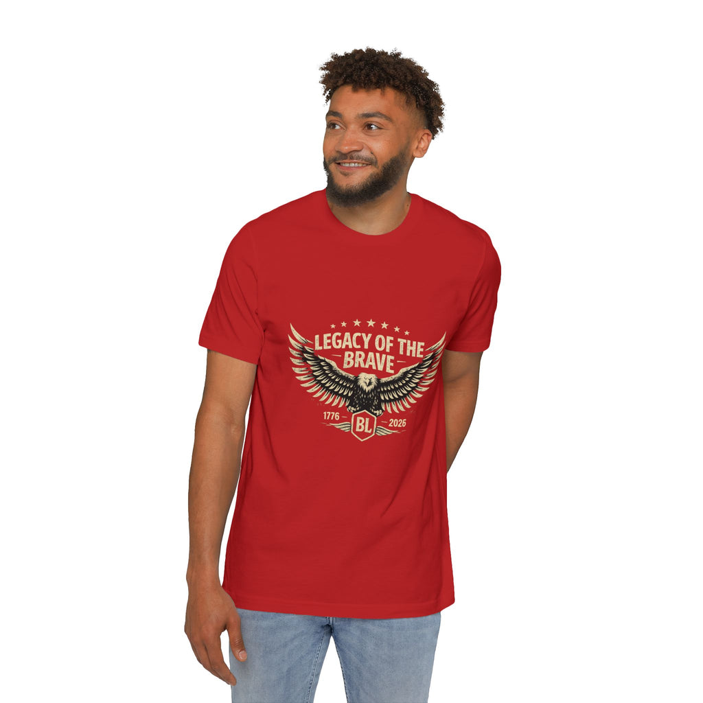 Legacy of the Brave Eagle T-Shirt — Patriotic USA Veteran Tribute